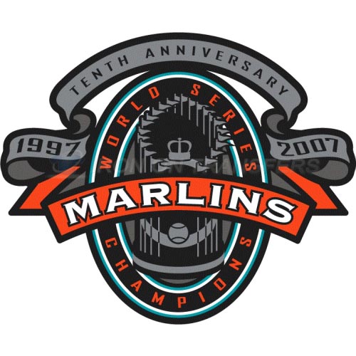 Miami Marlins Iron-on Stickers (Heat Transfers)NO.1693